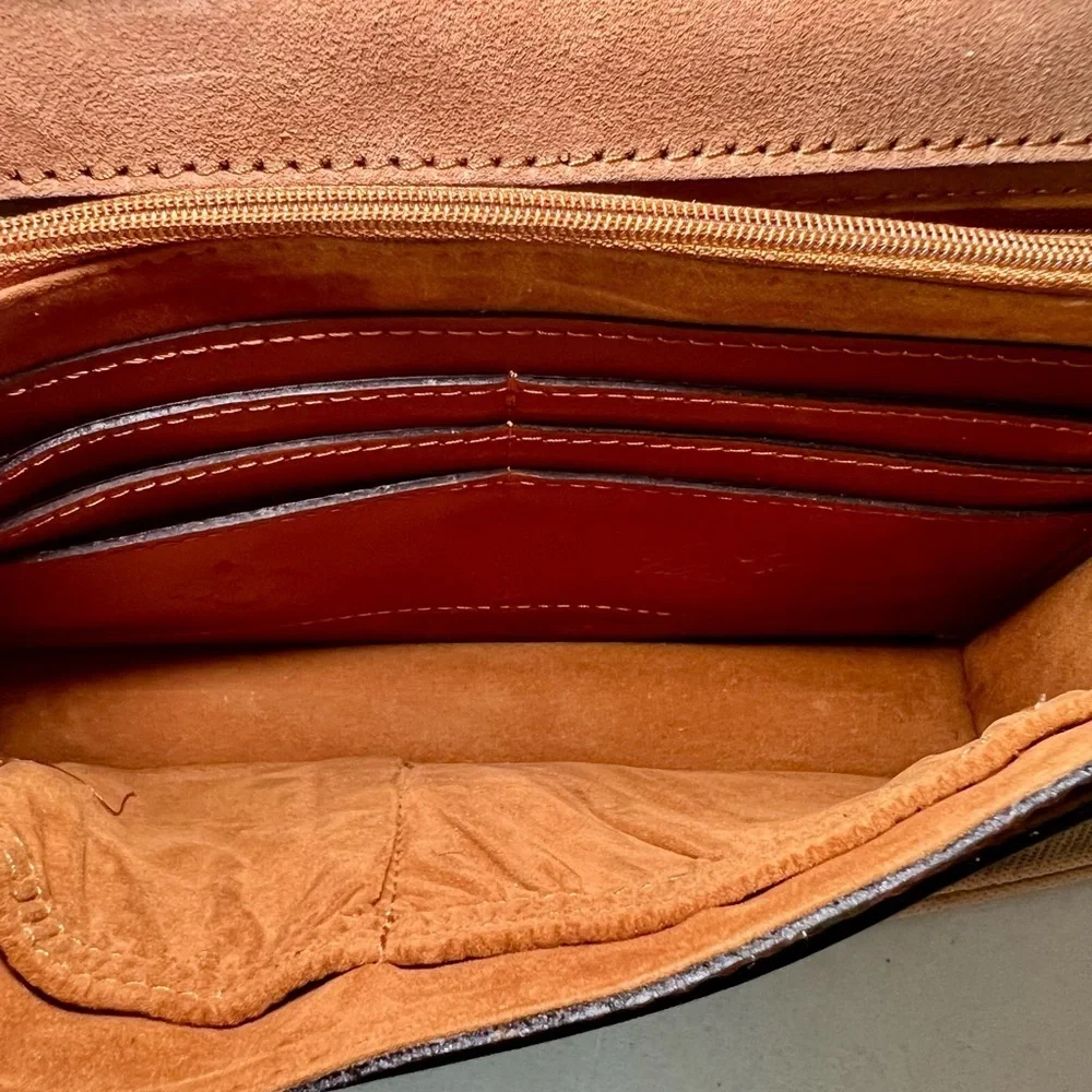 Patricia Nash Leather Lanza Crossbody Organizer